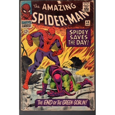 AMAZING SPIDER-MAN  40 - MARVEL 1966 - BAGGED BOARDED - VG (4.0)