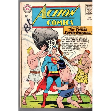 ACTION COMICS  320 - DC COMICS 1965 - BAGGED BOARDED - GD+ (2.5)