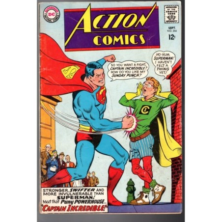 ACTION COMICS  354 - DC COMICS 1967 - BAGGED BOARDED - FN (6.0)