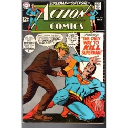 ACTION COMICS  376 - DC COMICS 1969 - BAGGED BOARDED - FN+ (6.5)