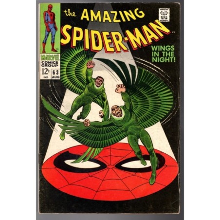 AMAZING SPIDER-MAN  63 - MARVEL 1968 - BAGGED BOARDED - FN/VF (7.0)