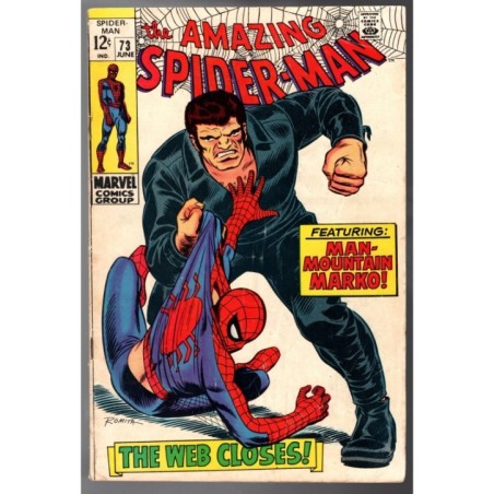 AMAZING SPIDER-MAN  73 - MARVEL 1969 - BAGGED BOARDED - FN (6.0)