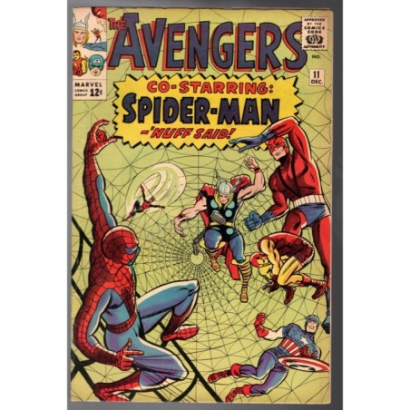 AVENGERS  11 - MARVEL 1964 - BAGGED BOARDED - FN+ (6.5)