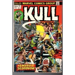 KULL THE DESTROYER  9 - MARVEL 1974 - BAGGED BOARDED - FN/VF (7.0)