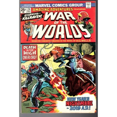 AMAZING ADVENTURES  24 - MARVEL 1974 - BAGGED BOARDED - VF (8.0)
