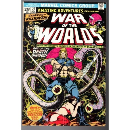 AMAZING ADVENTURES   27 - MARVEL 1974 - BAGGED BOARDED - VF (8.0)