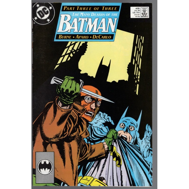 BATMAN 435 - DC COMICS 1989 - BAGGED BOARDED - NM(9.4)