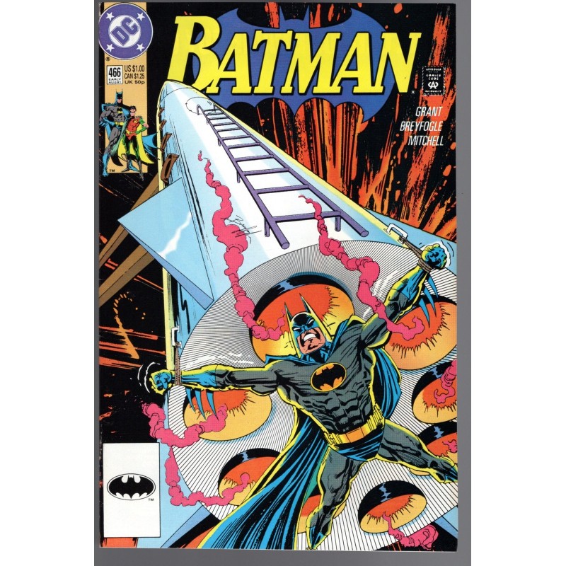 BATMAN 466 - DC COMICS 1991 - BAGGED BOARDED - NM(9.4)