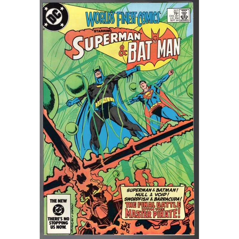 WORLD'S FINEST COMICS 307 - DC COMICS 1984 - BAGGED BOARDED - NM(9.4)