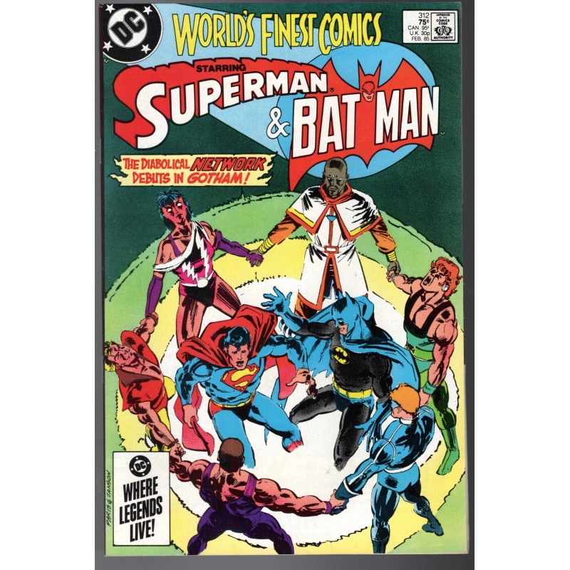 WORLD'S FINEST COMICS 312 - DC COMICS 1985 - BAGGED BOARDED - NM(9.4)