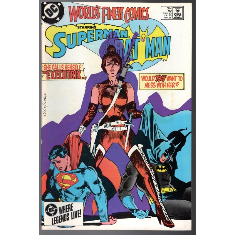 WORLD'S FINEST COMICS 314 - DC COMICS 1985 - BAGGED BOARDED - NM(9.4)