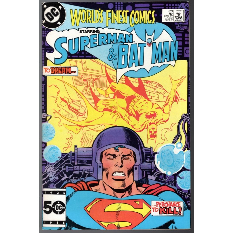 WORLD'S FINEST COMICS 319 - DC COMICS 1985 - BAGGED BOARDED - NM(9.4)