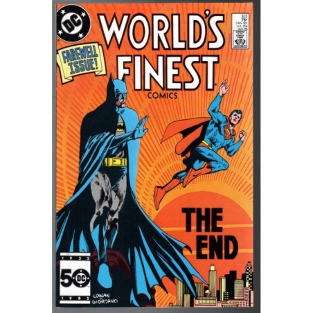 WORLD'S FINEST COMICS 323 - DC COMICS 1986 - BAGGED BOARDED - NM(9.4)