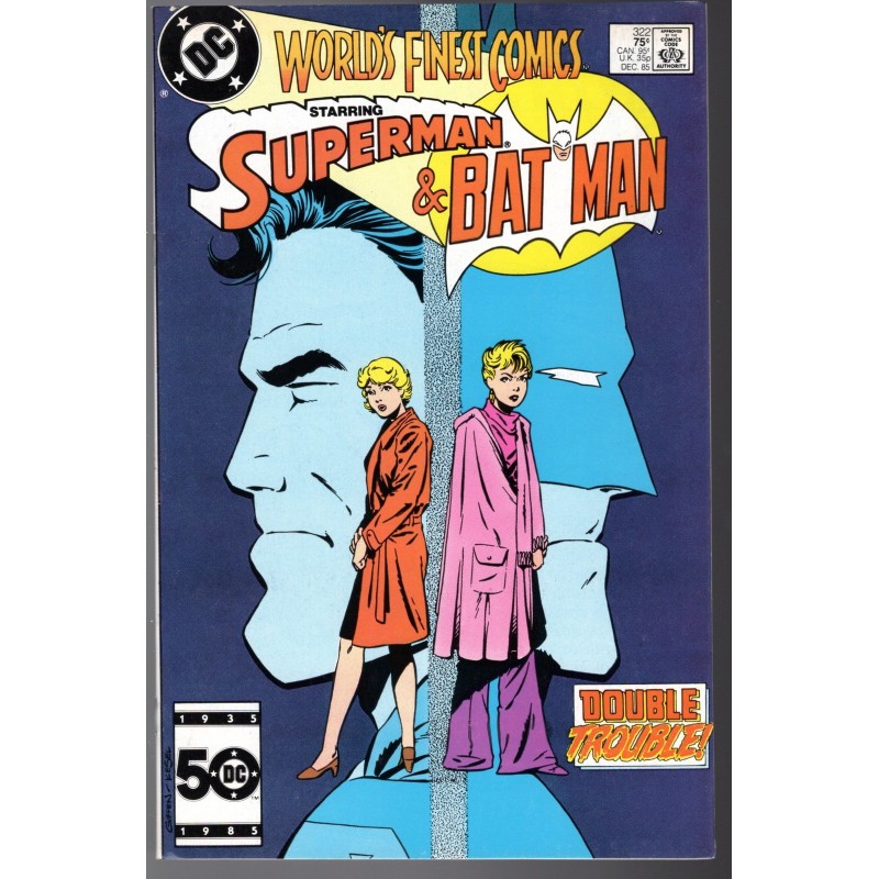 WORLD'S FINEST COMICS 322 - DC COMICS 1985 - BAGGED BOARDED - NM(9.4)