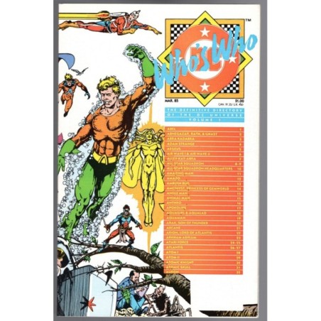 WHO'S WHO VOL I  - DC COMICS 1985 - BAGGED BOARDED - NM(9.4)