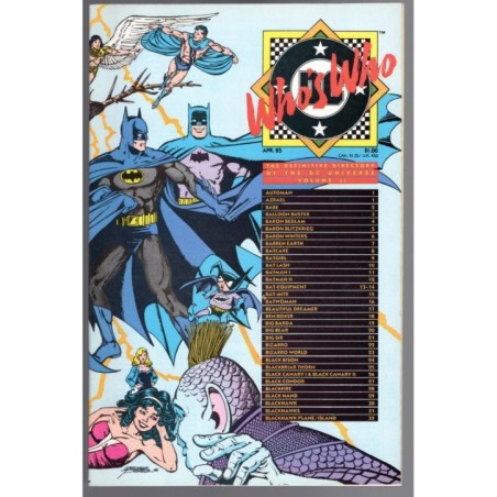 WHO'S WHO VOL II - DC COMICS 1985 - BAGGED BOARDED - NM(9.4)