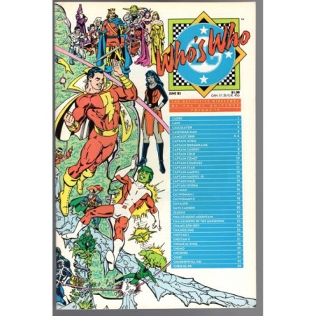 WHO'S WHO VOL IV - DC COMICS 1985 - BAGGED BOARDED - NM(9.4)