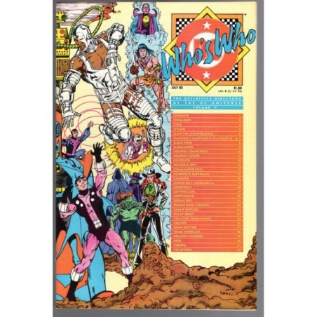 WHO'S WHO VOL V - DC COMICS 1985 - BAGGED BOARDED - NM(9.4)
