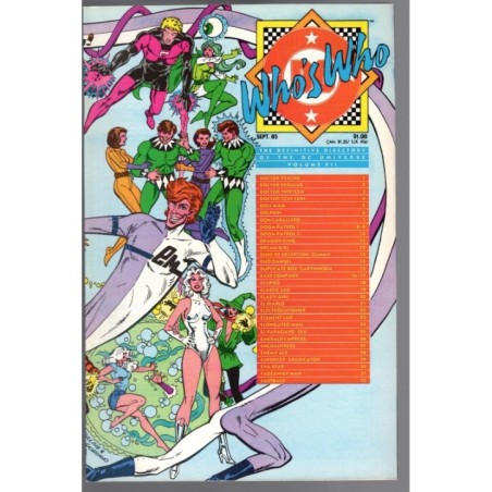 WHO'S WHO VOL VII - DC COMICS 1985 - BAGGED BOARDED - NM(9.4)