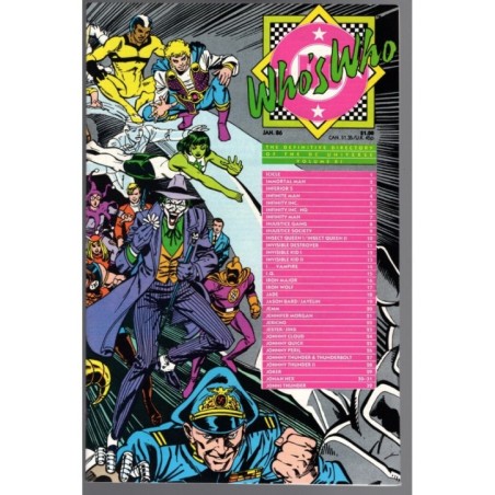 WHO'S WHO VOL XI - DC COMICS 1986 - BAGGED BOARDED - NM(9.4)