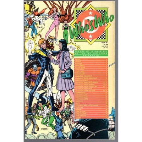 WHO'S WHO VOL XIII - DC COMICS 1986 - BAGGED BOARDED - NM(9.4)