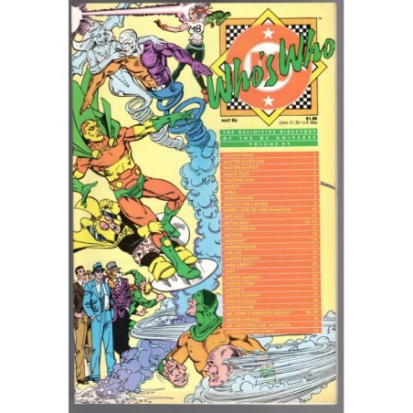 WHO'S WHO VOL XV - DC COMICS 1986 - BAGGED BOARDED - NM(9.4)