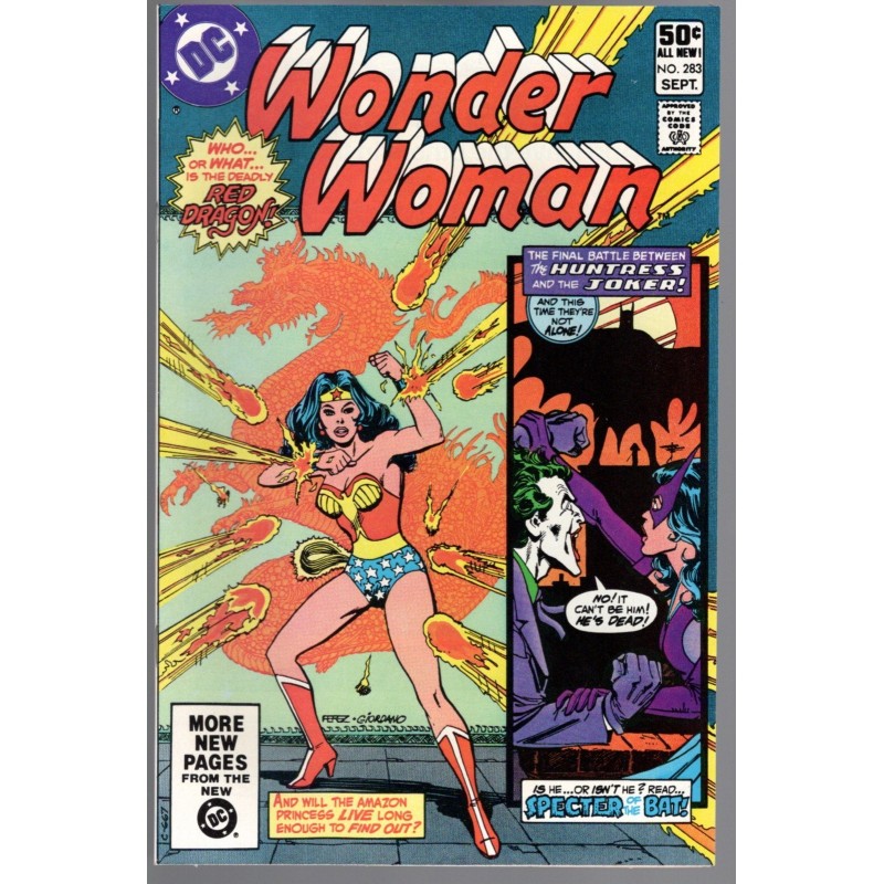 WONDER WOMAN 283 - DC COMICS  1981 - BAGGED BOARDED - NM(9.4)