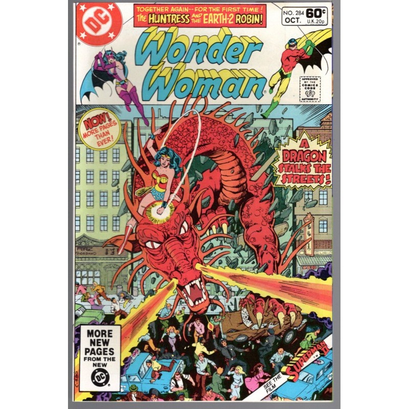 WONDER WOMAN 284 - DC COMICS  1981 - BAGGED BOARDED - NM(9.4)