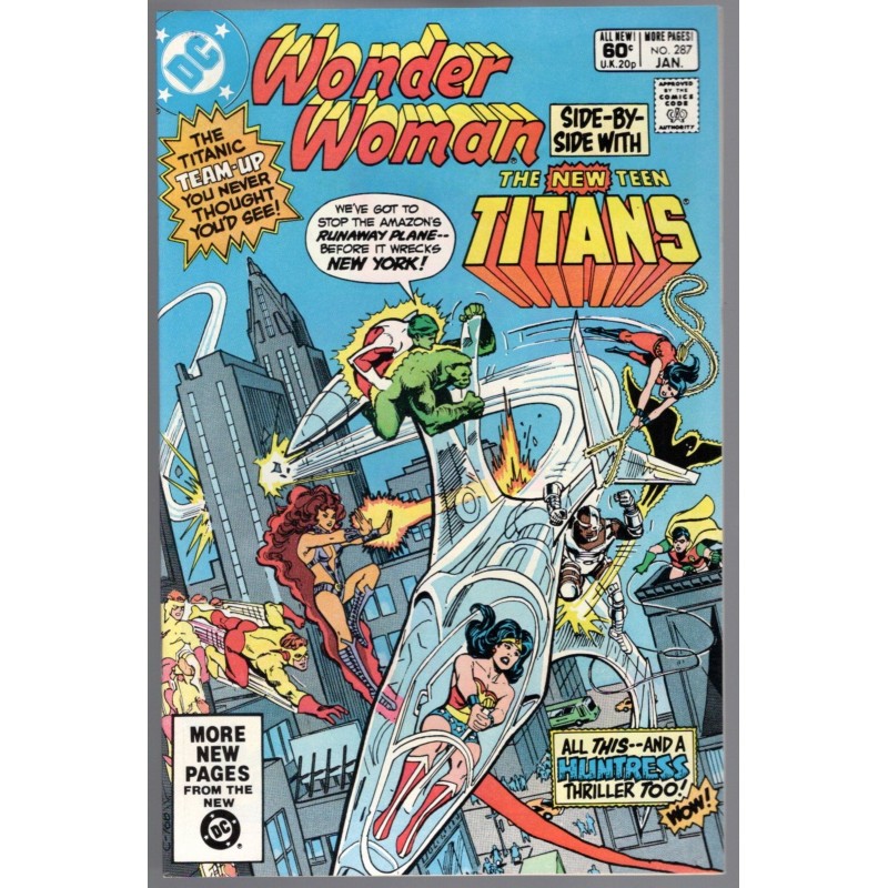 WONDER WOMAN 287 - DC COMICS  1982 - BAGGED BOARDED - NM(9.4)