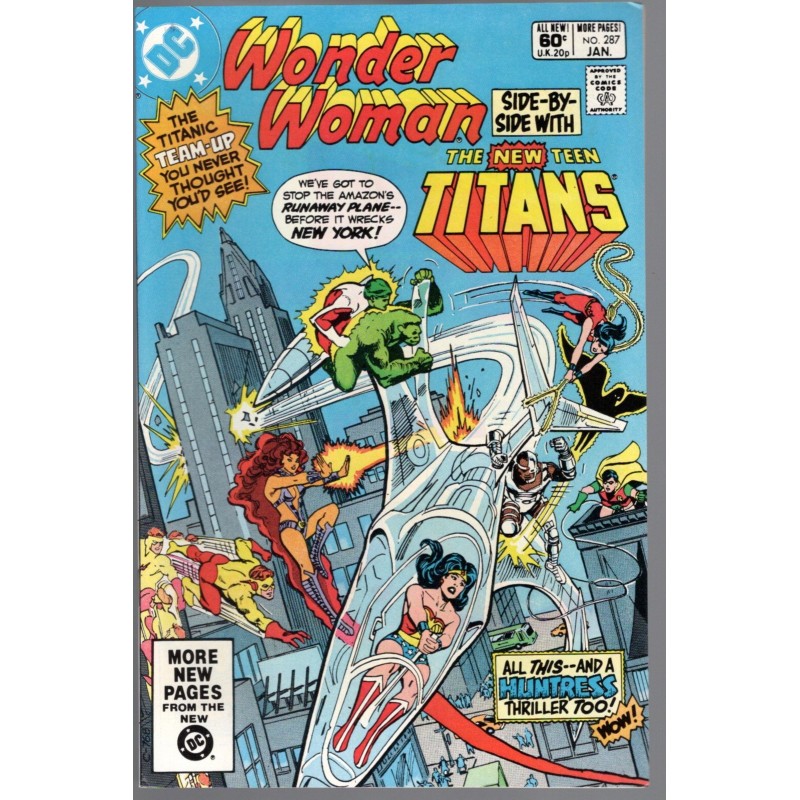 WONDER WOMAN 287 - DC COMICS  1982 - BAGGED BOARDED - NM(9.4)