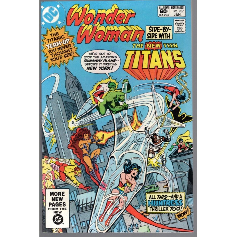 WONDER WOMAN 287 - DC COMICS  1982 - BAGGED BOARDED - NM(9.4)