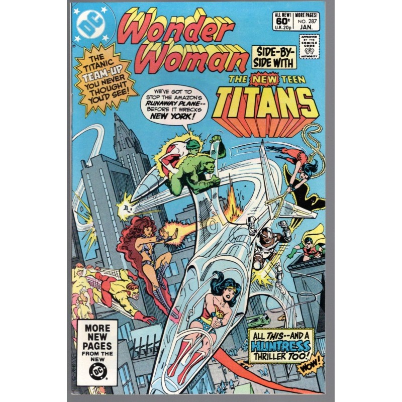 WONDER WOMAN 287 - DC COMICS  1982 - BAGGED BOARDED - NM(9.4)