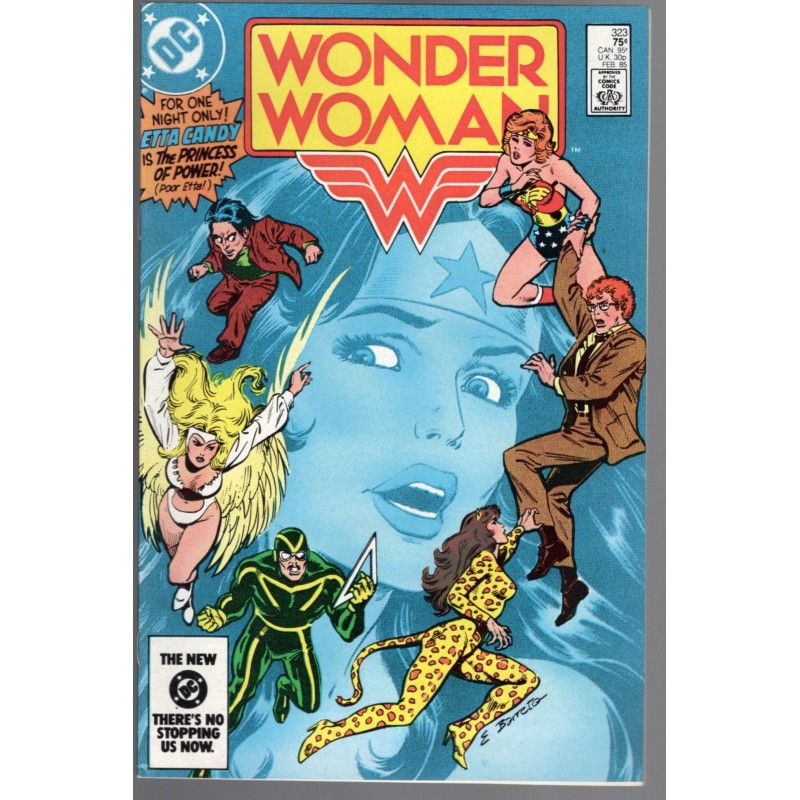 WONDER WOMAN 323 - DC COMICS  1985 - BAGGED BOARDED - NM(9.4)