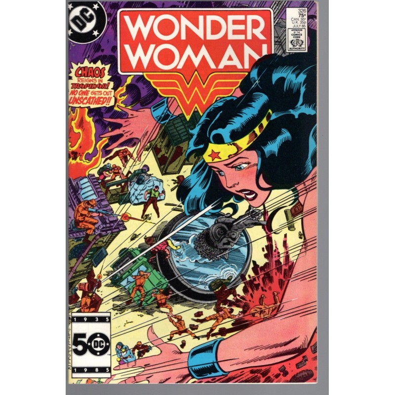 WONDER WOMAN 326 - DC COMICS  1985 - BAGGED BOARDED - NM(9.4)