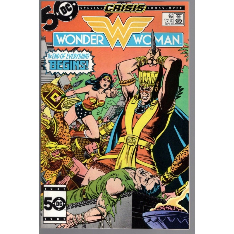 WONDER WOMAN 327 - DC COMICS  1985 - BAGGED BOARDED - NM(9.4)