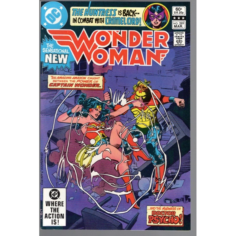 WONDER WOMAN 289 - DC COMICS  1982 - BAGGED BOARDED - NM(9.4)