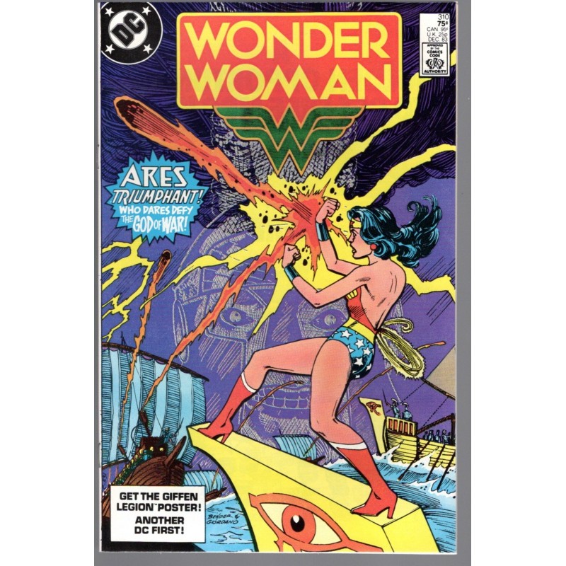 WONDER WOMAN 310 - DC COMICS  1983 - BAGGED BOARDED - NM(9.4)
