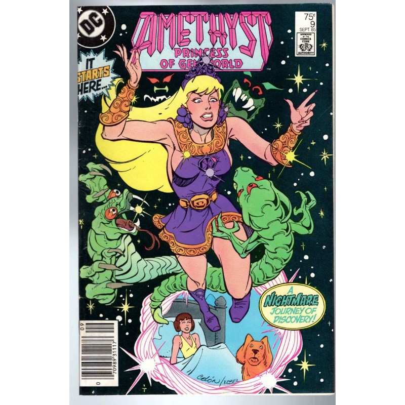AMETHYST 9 - DC 1985 - BAGGED BOARDED - FN (6.0)