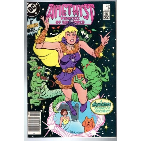 AMETHYST 9 - DC 1985 - BAGGED BOARDED - FN (6.0)