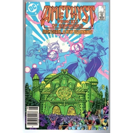 AMETHYST 8 - DC 1985 - BAGGED BOARDED - VF (8.0)