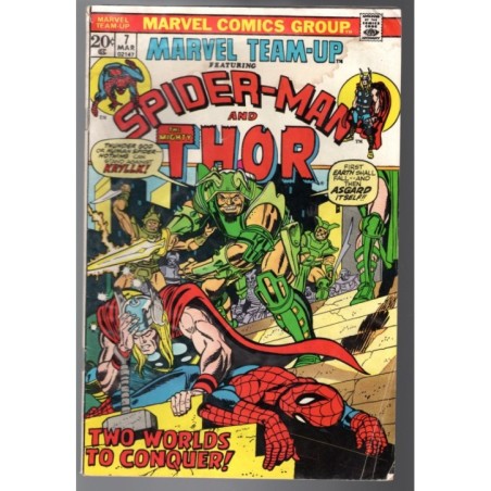 MARVEL TEAM-UP 7 - MARVEL 1972 - BAGGED BOARDED - GD/VG (3.0)