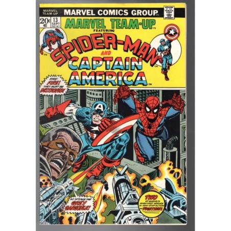 MARVEL TEAM-UP 13 - MARVEL 1973 - BAGGED BOARDED - VF-(7.5)