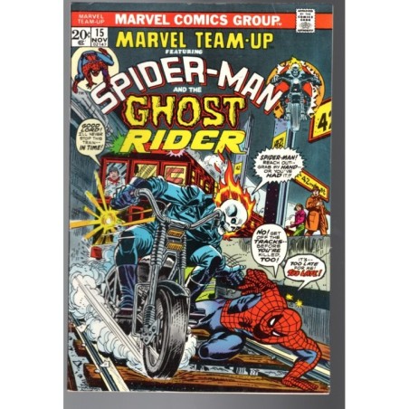 MARVEL TEAM-UP 15 - MARVEL 1973 - BAGGED BOARDED - VF-(7.5)
