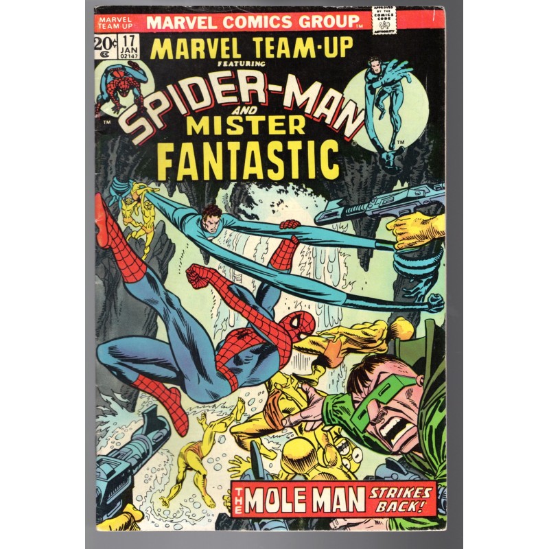 MARVEL TEAM-UP 17 - MARVEL 1974 - BAGGED BOARDED - FN (6.0)