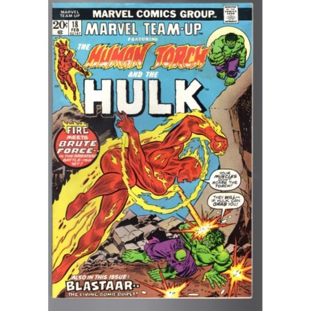 MARVEL TEAM-UP 18 - MARVEL 1974 - BAGGED BOARDED - VG/FN (5.0)