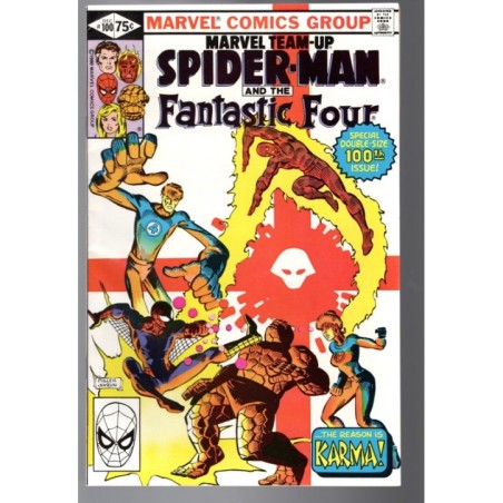 MARVEL TEAM-UP 100 - MARVEL 1980 - BAGGED BOARDED - NM (9.4)