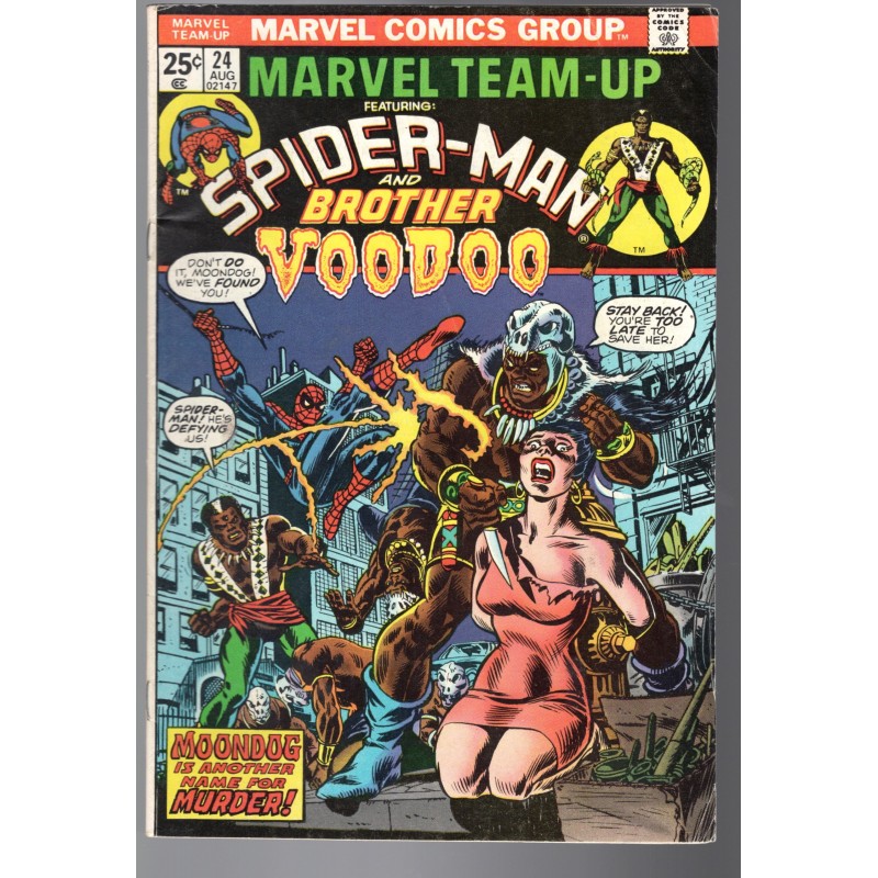 MARVEL TEAM-UP 24 - MARVEL 1974 - BAGGED BOARDED - FN+ (6.5)