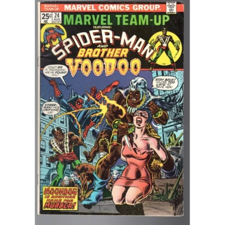 MARVEL TEAM-UP 24 - MARVEL 1974 - BAGGED BOARDED - FN+ (6.5)