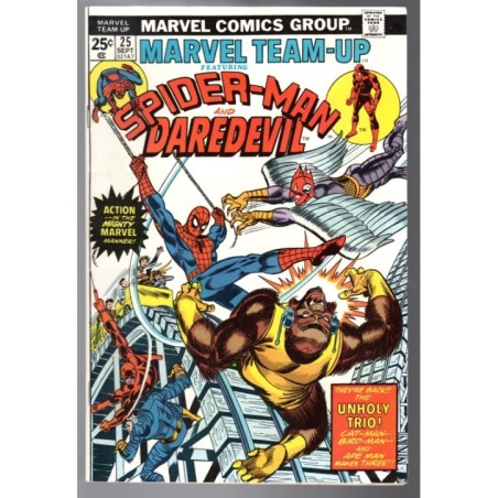 MARVEL TEAM-UP 25 - MARVEL 1974 - BAGGED BOARDED - NM (9.4)