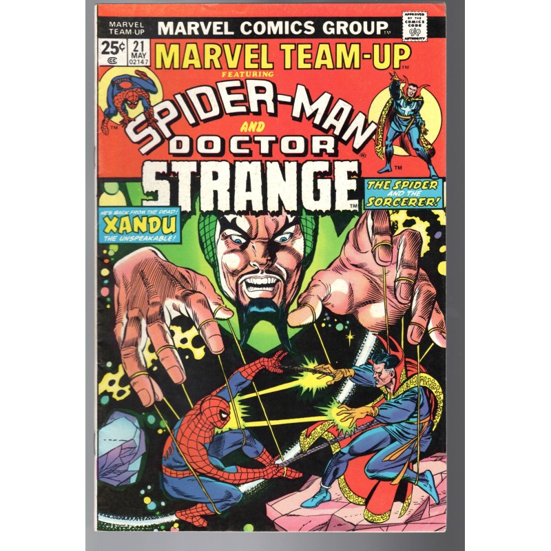 MARVEL TEAM-UP 21 - MARVEL 1974 - BAGGED BOARDED - FN+ (6.5)